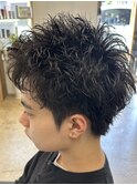 MEN’S HAIR/サーフカール/刈り上げセンターパート/守谷