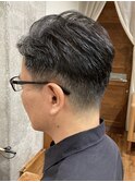 大人男性に似合うナチュラル刈り上げショート◎30代40代