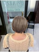 白髪ぼかしハイライト