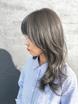 クリック 鎌取店 【ブリーチレス】透明感アッシュ