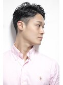 七三オールバック×ツーブロック酸性ストレート髪質改善