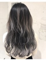 エイト 福岡天神店(EIGHT fukuoka)&nbsp;【EIGHT福岡】nabe_コントラストバレイヤージュSILVER☆