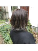 外ハネウルフボブ