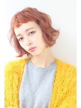 ヘアーニコル(hair nicole) ハイトーン×くせ毛風パーマ