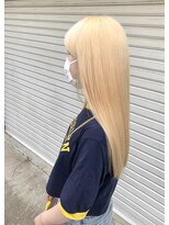 オンヌ(onnu)&nbsp;ブリーチ2回の抜きっぱなしロングブロンド
