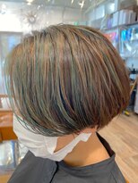 レボルトヘアー 松戸店(R-EVOLUT hair)&nbsp;デザインカラーハンサムショート