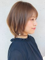 アグノス 青山(Agnos)&nbsp;☆30代40代50代前髪小顔カットアプリコットオレンジくびれヘア//