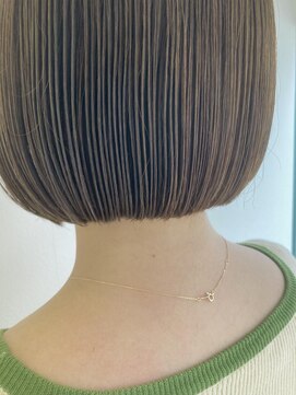 ネオヘアー 曳舟店(NEO Hair) ミニボブ×オリーブベージュ/似合わせカット/くびれヘア/曳舟