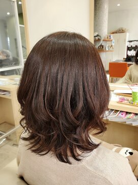 ヘアーズ 本店(HAIRZ) 《HAIRZ》一原☆艶めくミディアムヘアー!
