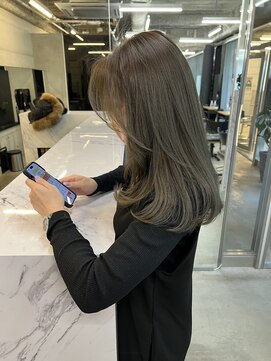 アリュウル 表参道(ALLURE) 大人美人レイヤーカットワンカールデジタルパーマ。千葉