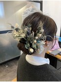 《三軒茶屋 Aria》お花で華やか◎ウェディングフォトアレンジ