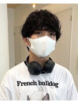 キュー(Cue_)&nbsp;無造作メンズニュアンスマッシュカットパーマ（表参道原宿）