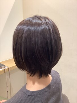 ラファンス 栗林店(LaFENCE) 丸みショート/上品大人ショート/秋冬/ひし形シルエット/ツヤ感