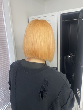 ペレ 渋谷(PELE) 切りっぱなしボブ/エアリーロング/美髪/ピンクブラウン/渋谷