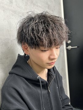 ネクスト 静岡店(NEXT) MEN'S HAIR/ダークアッシュ/ニュアンスパーマ/韓国マッシュ