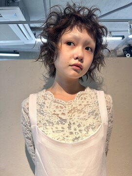 ソイ コンク 下北沢(soi conc) 【curly styling】カーリーヘア_レイヤーボブ_パーマ風仕上げ