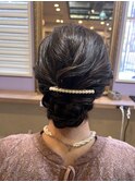 ヘアセット 結婚式参列