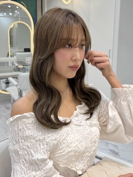 アイユー(ii+U) 2wayバング　オリーブベージュ