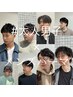 【笠原限定】メンズカット+パーマ+ケアバブル￥14080～