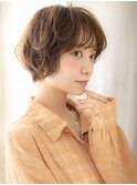 アースカラーひし形ショートマッシュパーマTc3北浦和30代40代