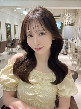 フォルテ 表参道店(FORTE) 【フォルテ千鶴】縮毛矯正/アプリコットオレンジ/くびれヘア