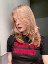 アルバム 渋谷パルコ(ALBUM) 顔周りレイヤー韓国ヘアハイトーンダブルカラー_ba555463