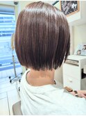 ボブ 切りっぱなし ミニボブ