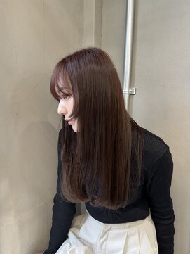 ラボアン 梅田店(lab.em.) 艶髪とレイヤーカットで個性的に