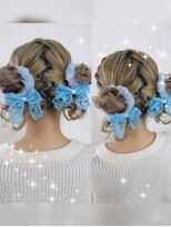 ヘアセット専門店 ナゴミ 池袋店(nagomi)&nbsp;ツインお団子