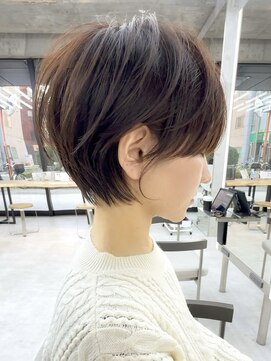 ビューブルー 亀戸錦糸町(VIEW BLUE) 暗めカラーグランマッシュショートボブ