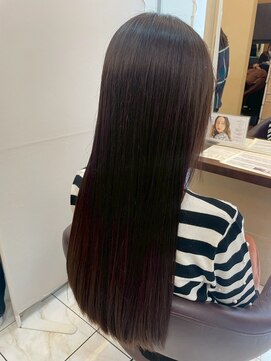 髪質改善/顔周りレイヤーカット/グレージュ[千葉/千葉駅]