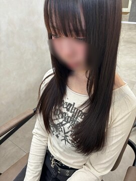 【学生にも人気】ロングフェイスレイヤー