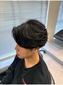 メンズカット×フェザーパーマ(栄/メンズ/フェザーパーマ))
