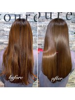 ユアーズヘア 神楽坂店(youres hair)&nbsp;髪質改善ULTOWAトリートメント/youresトリートメント／Aujua