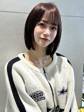 トリッカ シブヤ(TRICCA SHIBUYA) 大人ボブ結べるボブ切りっぱなしボブ内巻きボブストレートボブ