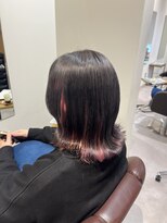 ハチマルハチ ナル 登戸店(808 nalu)&nbsp;ブラック×レッドインナーカラー