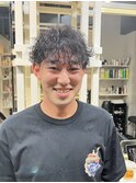 波巻きスタイル メンズパーマ