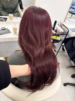 アイトーキョーエス 渋谷(AI TOKYO S)&nbsp;チェリーレッド/ブリーチなし/レイヤー/前髪/渋谷