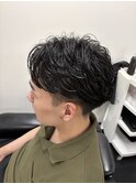 ショートフェザーパーマ
