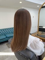 ファブ 銀座(fav) ストレートロング 明るめブラウン