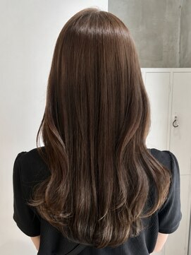 ナナローネス 渋谷(nana loness) ブリーチなしのブラウンベージュカラー