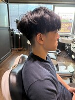 ステイゴールド 新百合ヶ丘(STAY GOLD)&nbsp;新百合ヶ丘メンズカット／テーパーフェード×ナチュラルマッシュ