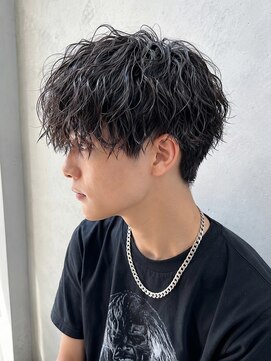 カバーヘア ブリス 志木南口駅前店(COVER HAIR bliss) 秋カラースペインカール×無造作ニュアンスパーマ小顔ヘアp志木