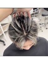 men's salon CRAMME【9月中旬NEW OPEN(予定)】&nbsp;ホワイトシルバーバレイヤージュ