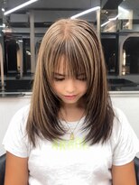 ロンドヴァリー 渋谷店(Lond vallee)&nbsp;アンブレラカラーベージュ白髪ぼかし
