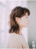 くせ毛風パーマスタイル