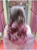 ピンクグラデーション