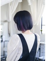 ホワイトルーム(White Room) ナチュラルボブ+インナーカラー♪