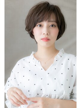 カバーヘア ブリス 上尾西口店(COVER HAIR bliss) オリーブグレージュ小顔抜け感マッシュヘア301Y上尾30代40代50代