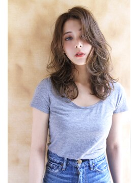 ラバーズ ラパーク岸和田店(LOVERS) 浮遊感たっぷりレイヤー_Aラインボブマロンベージュ_8